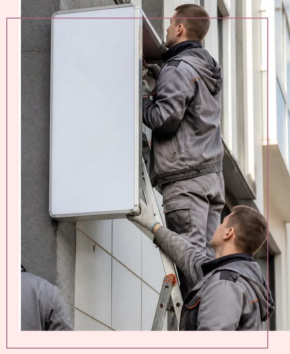 Изготовление и монтаж светового короба для вывески в Новочеркасске