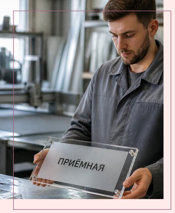 Таблички из оргстекла на заказ в Новочеркасске от 3991 р. | Аванза-Нвч